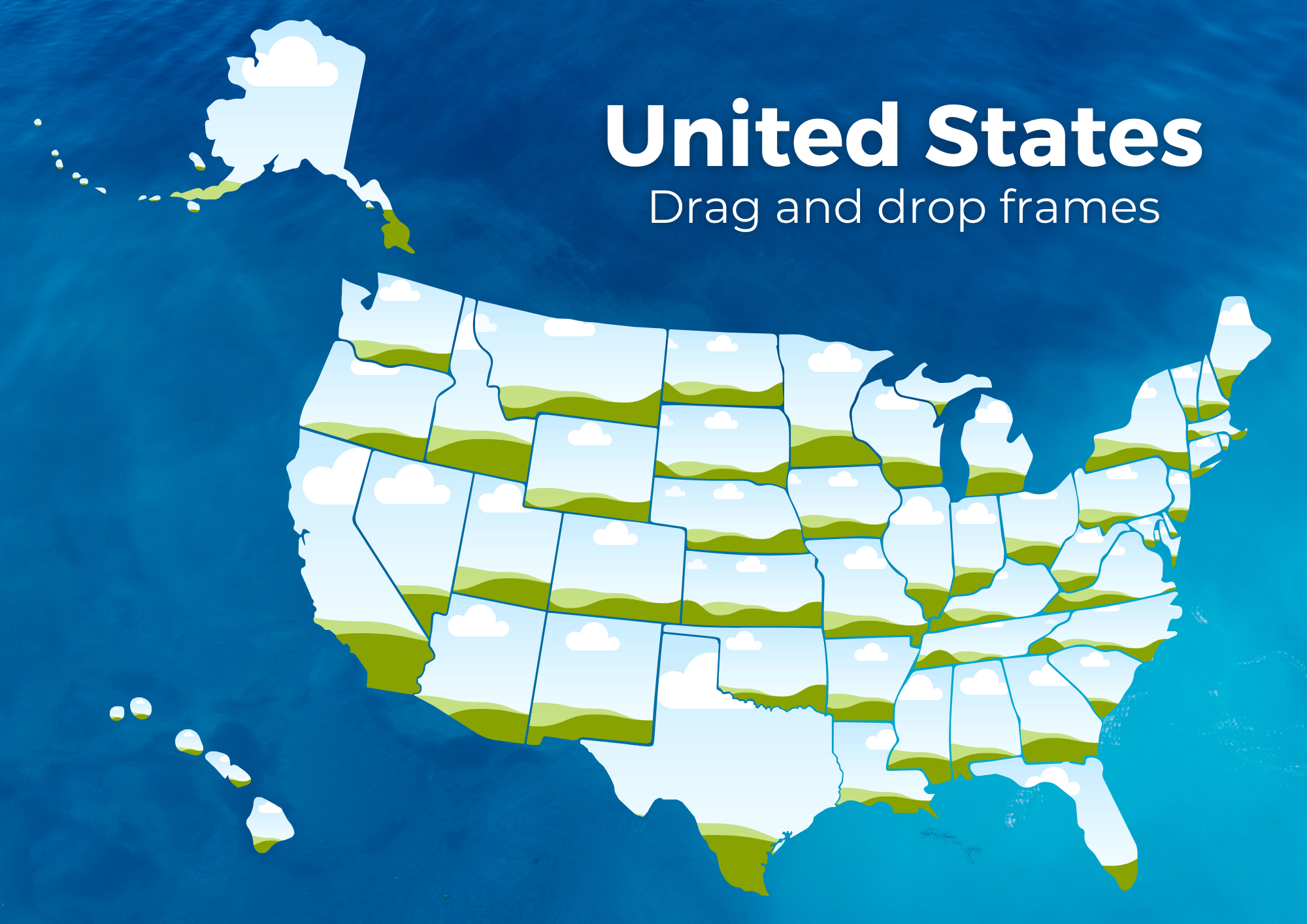 united states photo frames