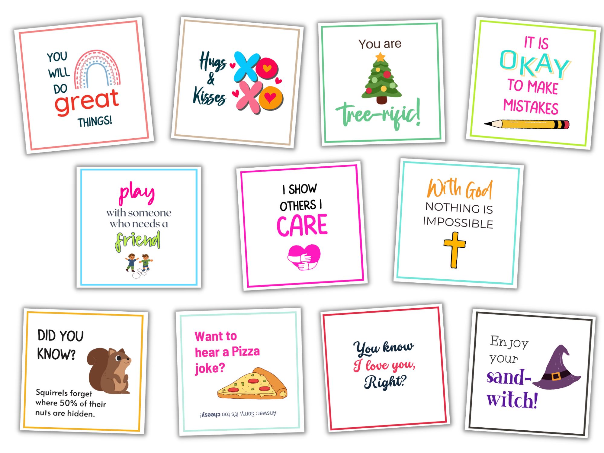 lunchbox notes for kids