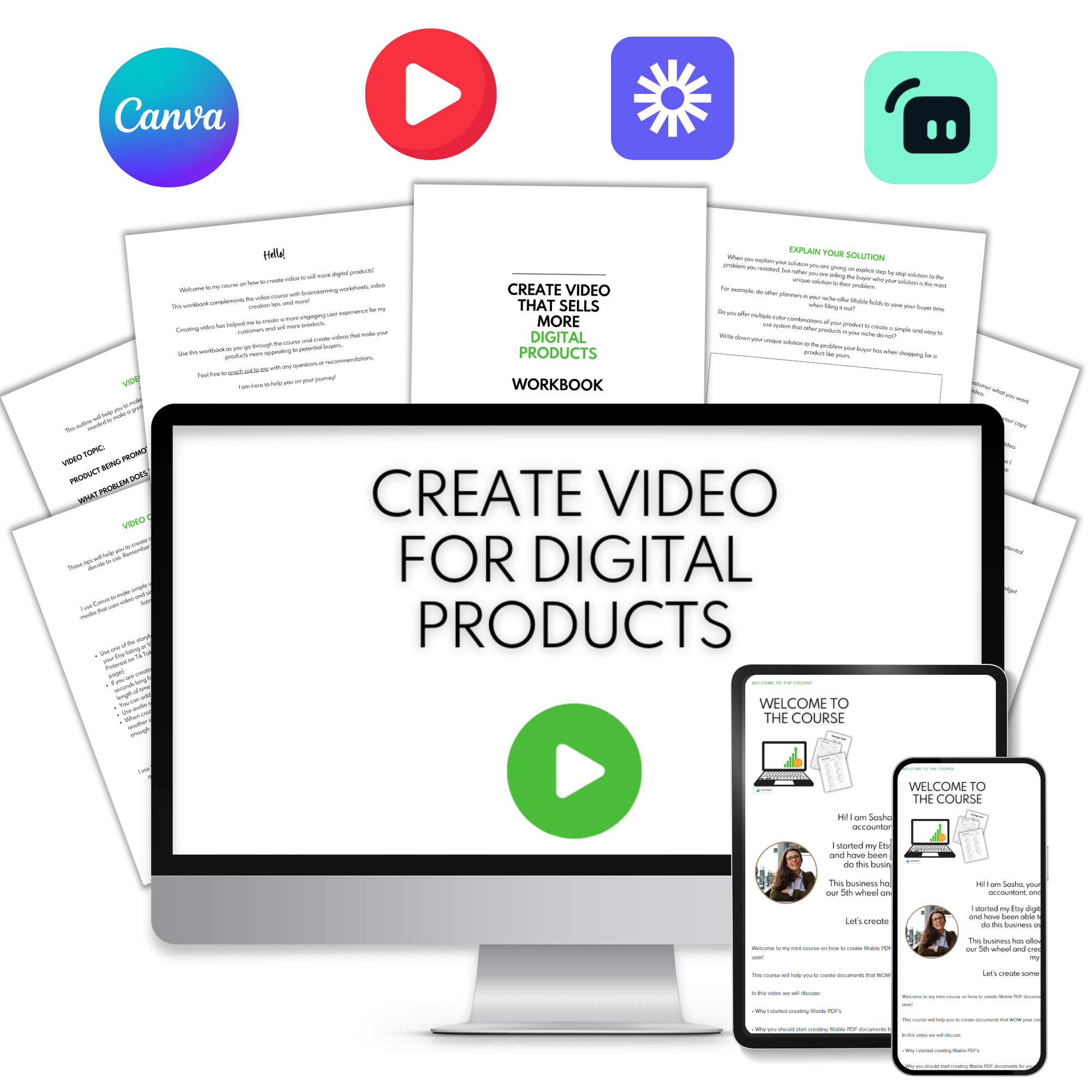 create video to sell more digital products
