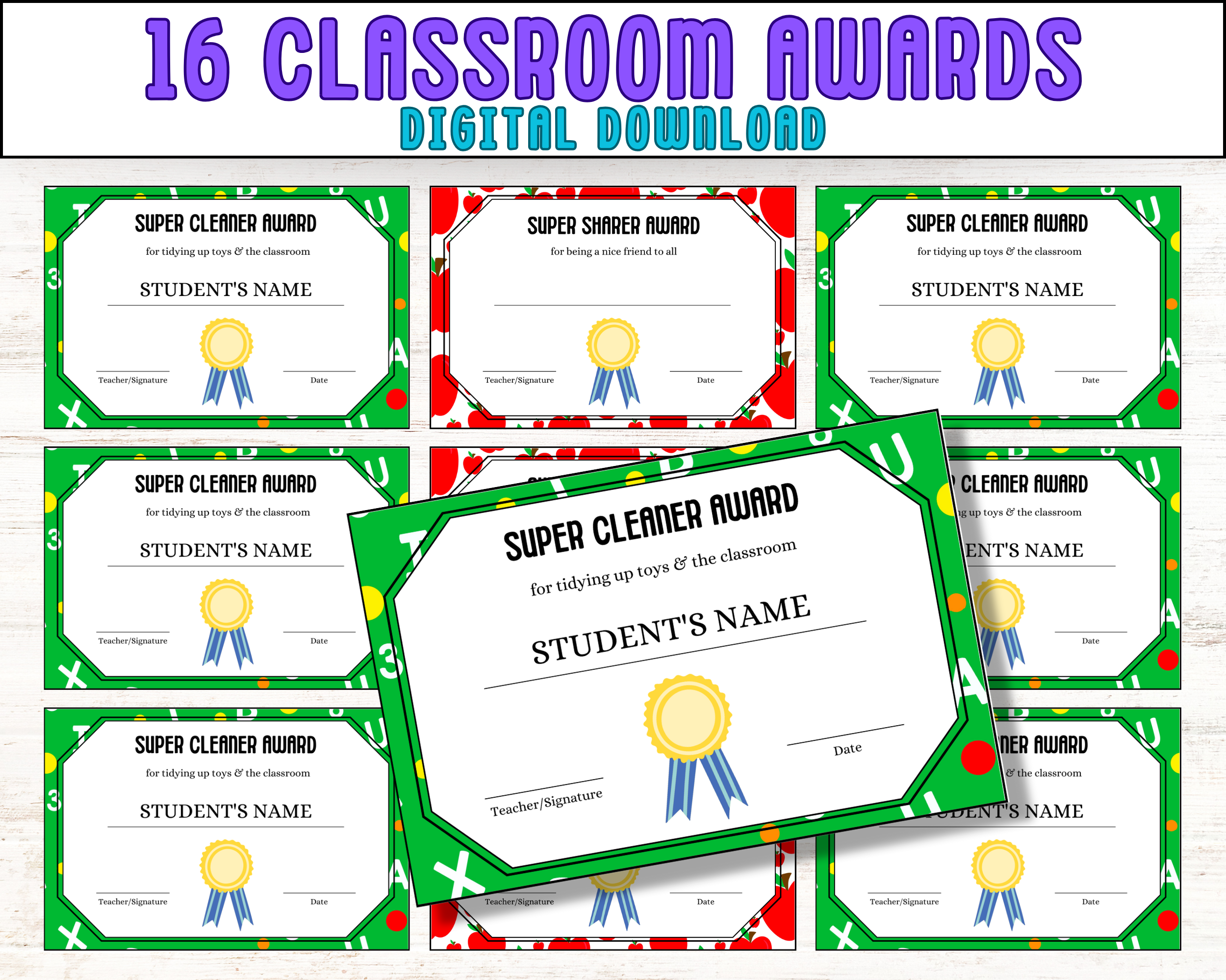 Classroom Awards