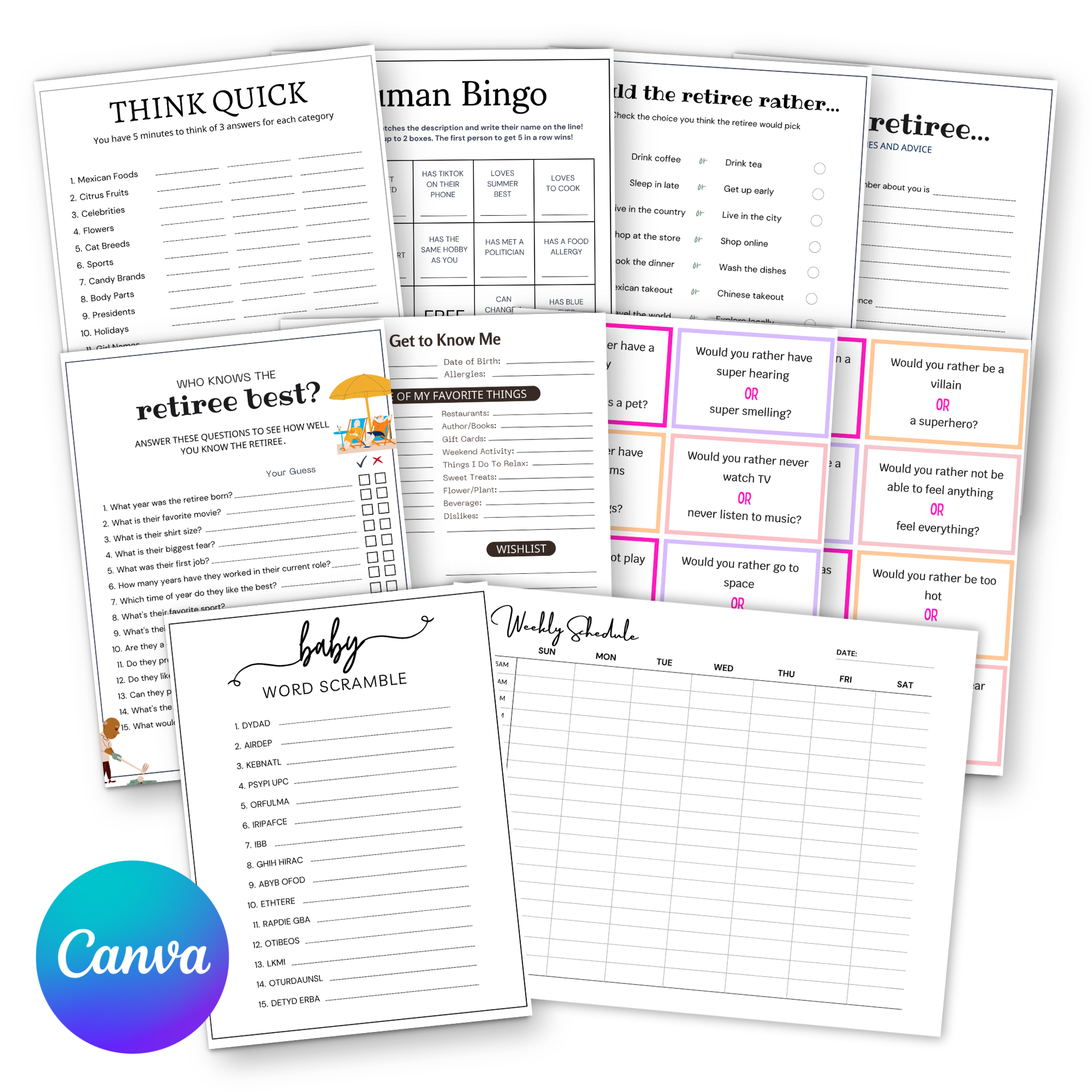 15 printable products in 15 days challenge